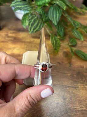 Bomb Party January 2026 Rhodium Ring, Size 7